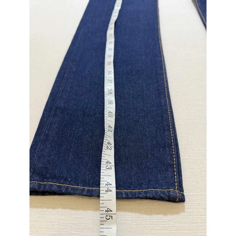 Levi's Premium 501 '93 Straight Dark Wash Stretch Jeans Men's 29x34 Button Fly
